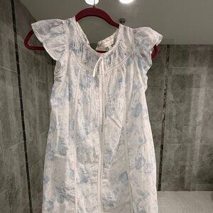 LoveShack Fancy Flutter Sleeve Gown- girls dress size 8-9Y